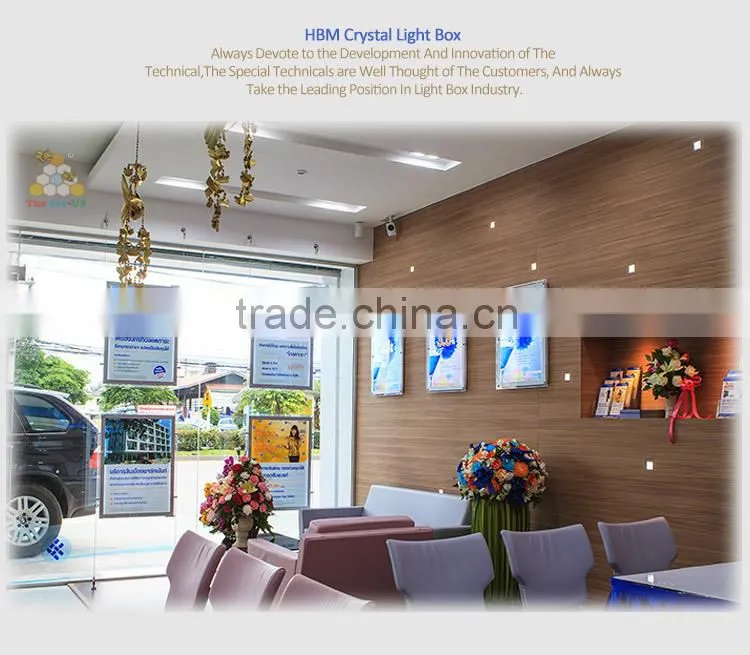 Hot Sell CE & ROHS el advertising light box for advertising display