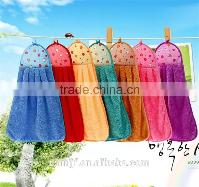 factory sale directly client design coral fleece hand towel stock