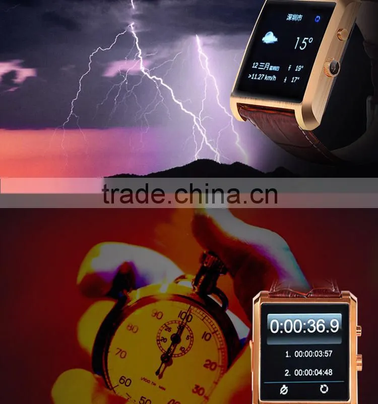1.55inch IPS free view touch screen bluetooth 4.0 smartwatch