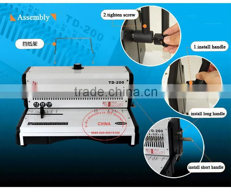 Perfect wire binding machine wire binder
