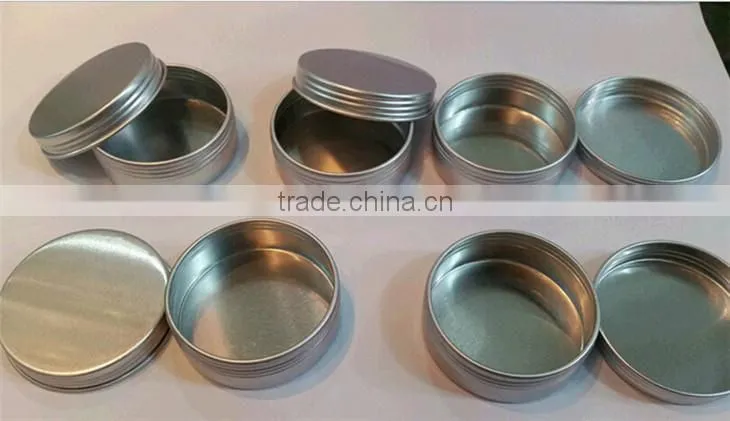 60g Aluminum Cosmetic Jar Container/60ml Makeup Container