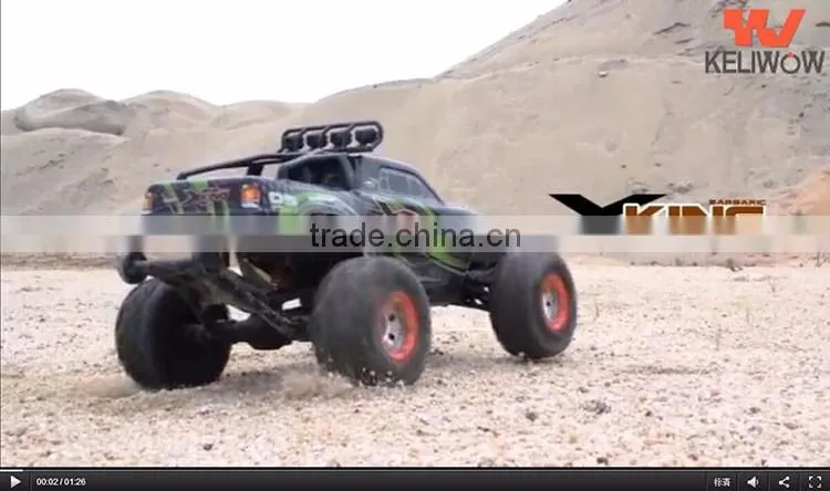 4WD 2.4G Electric Powerful Remote Control Car Brushed/ Brushless High Speed RC Monster Truck With 40-75km/h