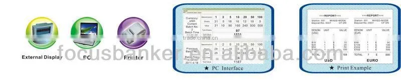 New Developing Model 1+1 Pocket Banknote Sorting Machine with Fake Note detections, Denomination recognition