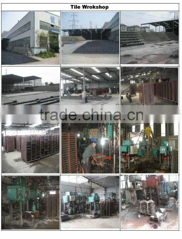 roof and floor tile making machine
