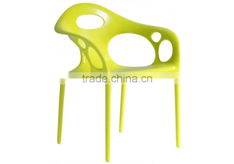 High quality wholesale durable living room furniture supernatural style PP Plastic Armchair for sale