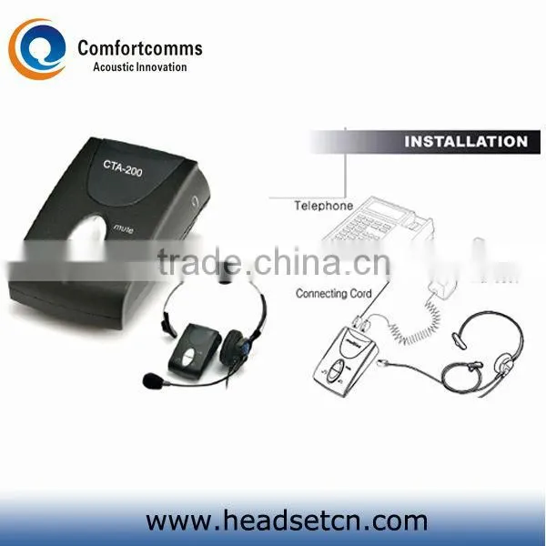 Professional good quality noise cancelling headphone headset microphone amplifier CTA-200