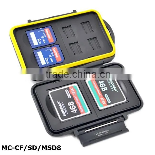 SD Card Case JJC MC-CF/SD/MSD8 Memory Card Case For CF For MSD Card case