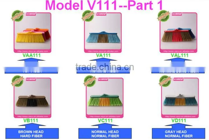 Room broom, Household Brooms Sweep 28cm, Plastic with thread for Handle,VAA111