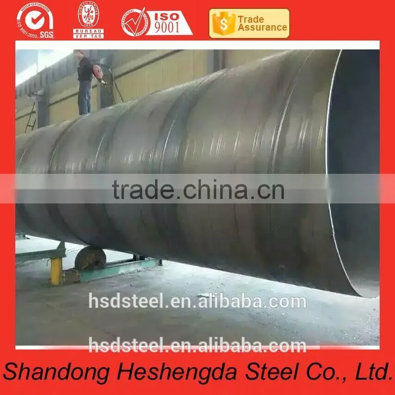 API 5L X70 PSL2 SSAW 3PE Anti-corrosion spiral welded steel tube
