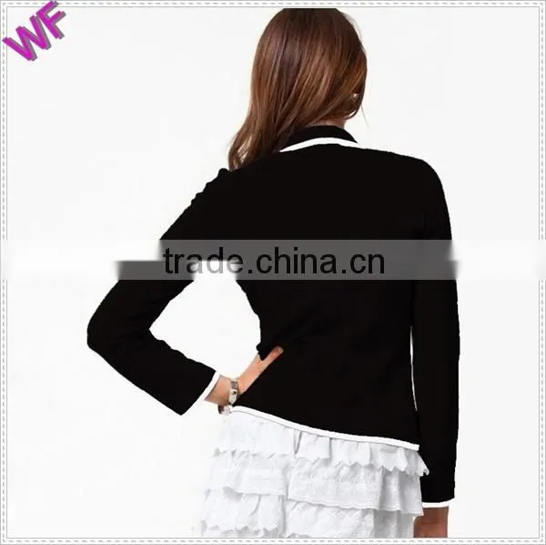 Custom Made High Fashion women blazer with Binding