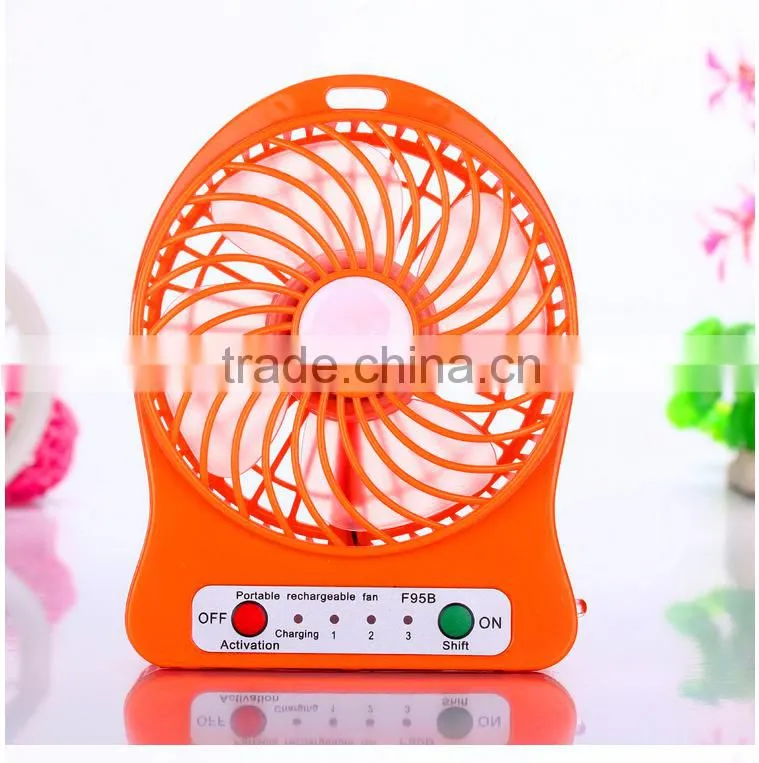 plastic power portable cooling travel handheld usb mini portable fan