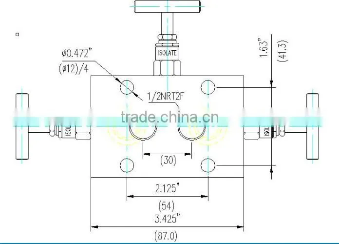 3 way valve stainless steel manifold valves