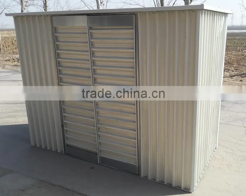 8*8 feet garden tool shed/metal garden tool shed