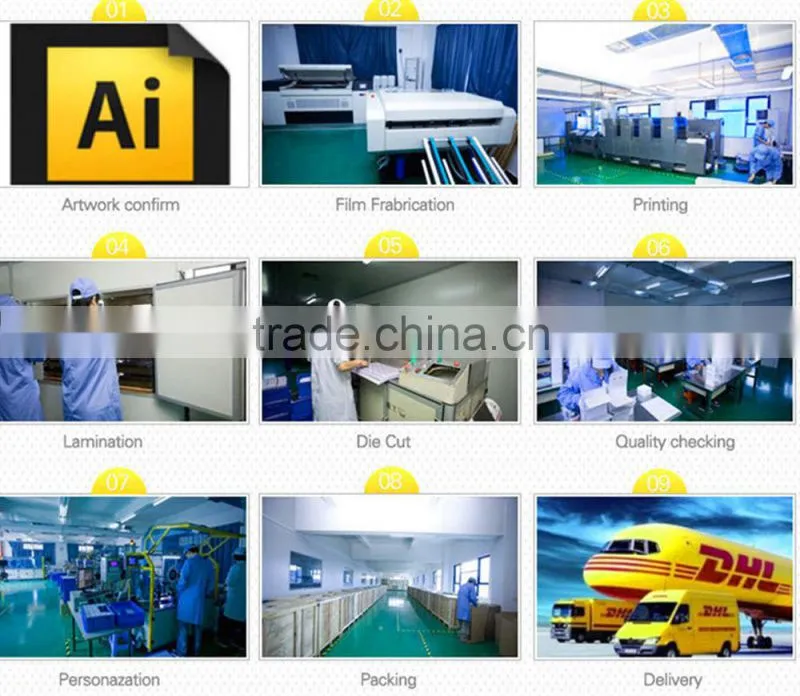 4C printing discount membership PVC card with serial barcode number