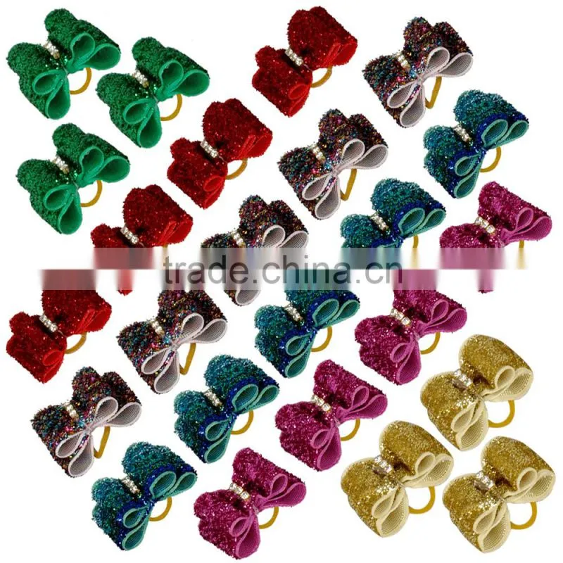 wholesale dog boutique hair bows dog hair accessories
