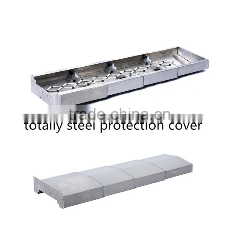 steel telescopic bellow for machine guide rail