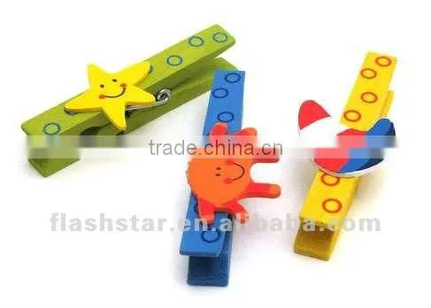 promotional cartoon bookmark wooden Cartoon clip