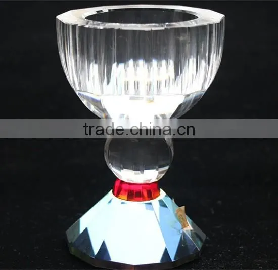 New Product Crystal Glass Sugar Bowl With Lid Table Decoration