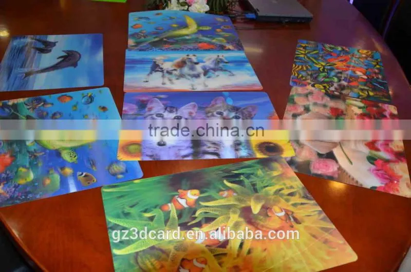Guangzhou Lifeng 3D place mat with lenticular effect