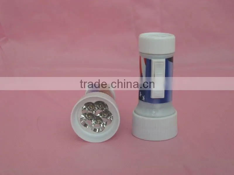 mini led plastic torch