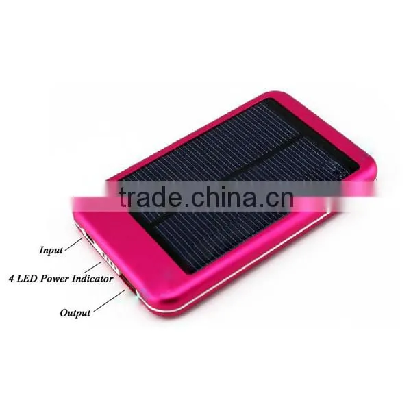 Factory Price High Quality Products Distributors Wanted Solar Slim Power Bank 5000mah