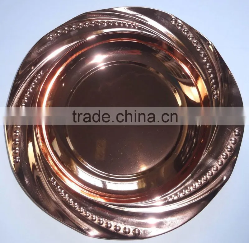 30cm stainless steel high grade and elegant rose gold co
