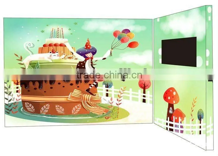 Happy Birthday Video Greeting Card as promotion gifts