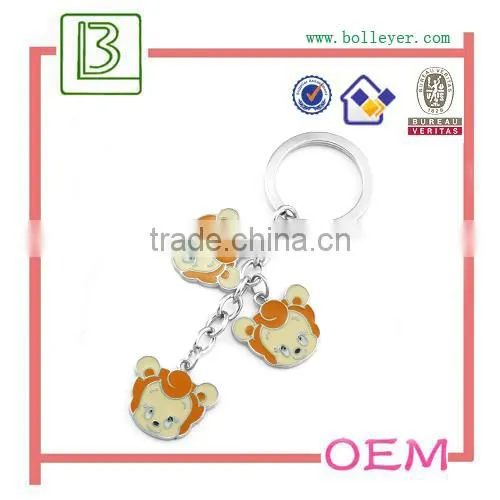 monkey shaped promotional keychain