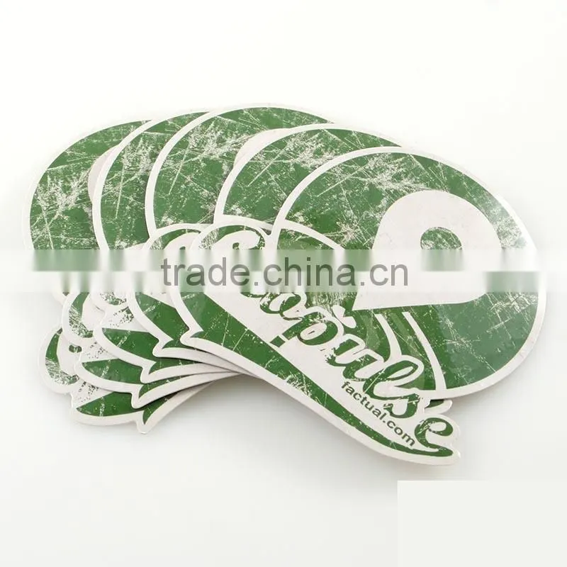Colorful custom die cut stickers decals and custom car decals, Removable Die cut vinyl stickers car stickers printing --- DH0275