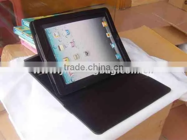 2012 hot fashion design leather tablet case