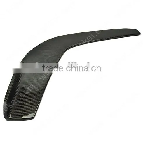 universal car front lip spoiler carbon fiber front spoiler(pair)