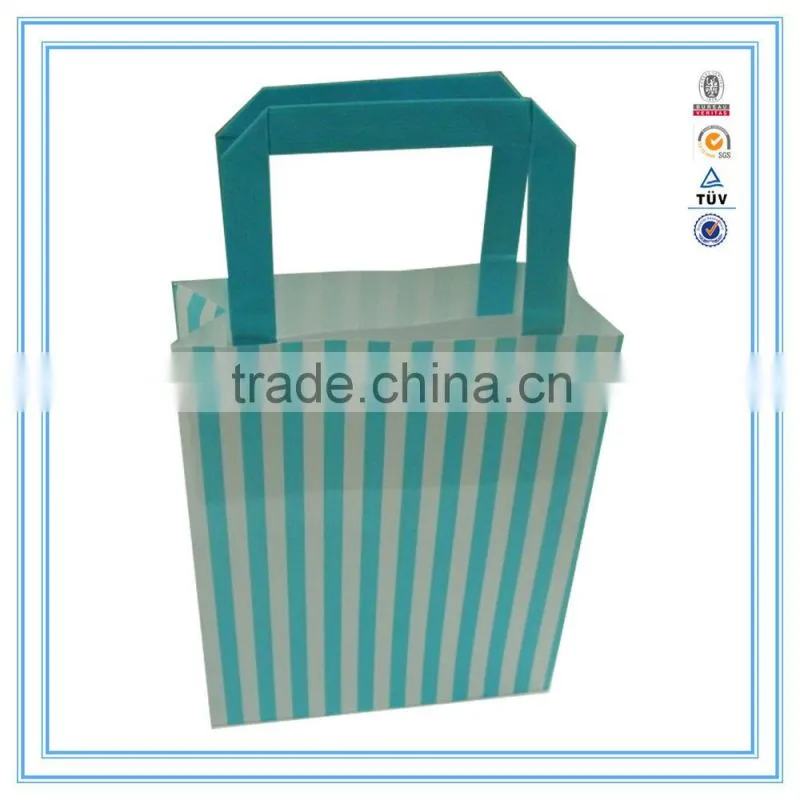 Alibaba China manufacturer customized 100%recycle paper bag gift shopping paper bag machine made production paper bag