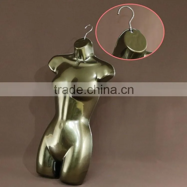 Halfing plastic display mode,hanging mannequin