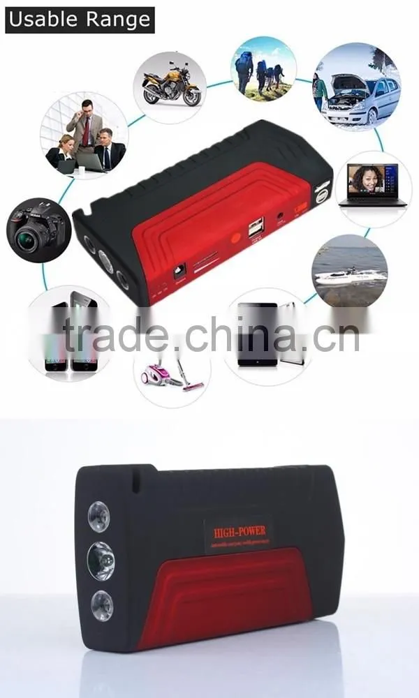 Road Boost XL Rechargeable Portable 16800mAh Car Jump Starter Power Bank with Tyre tire inflator