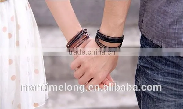 leather wrap bracelet braided leather bracelet teen leather bracelet