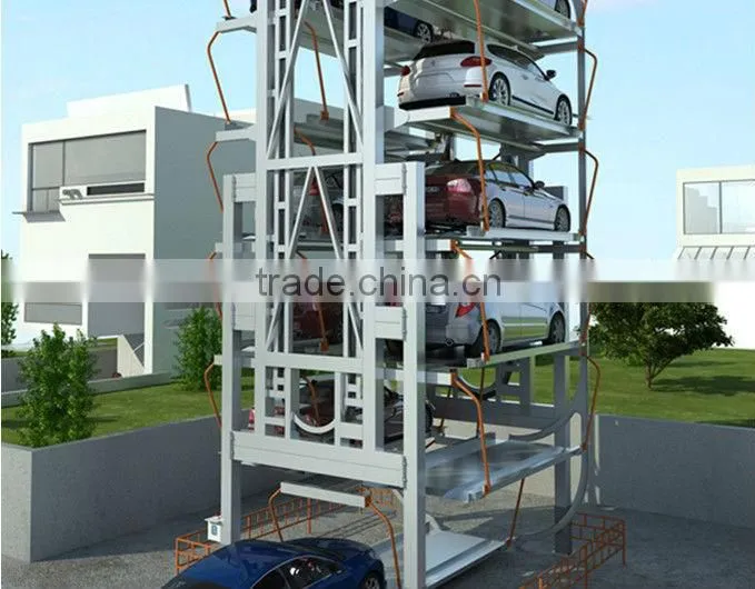 Automatic rotary car parking system