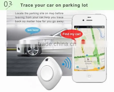 2015 Top Selling small lovely bluetooth 4.0 smart finder key finder for IOS and android smartphone