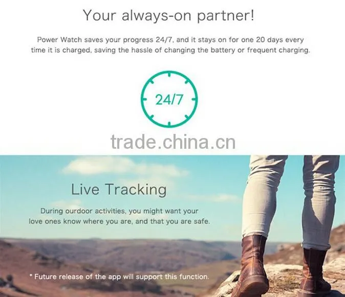 2015 newest xiaomi e06 smart bracelet/wristband touch screen fitness wearable for iOS and android smartphone