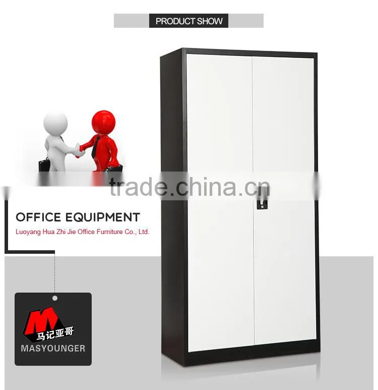 Half height glass silding door modern TV cabinet cupboard for office