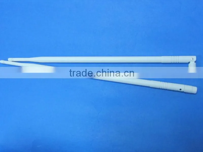 ISO9001:2008 White Color Antenna 9dBi High Gain GSM Antenna Indoor 9dBi Rubber Antenna For 915MHz