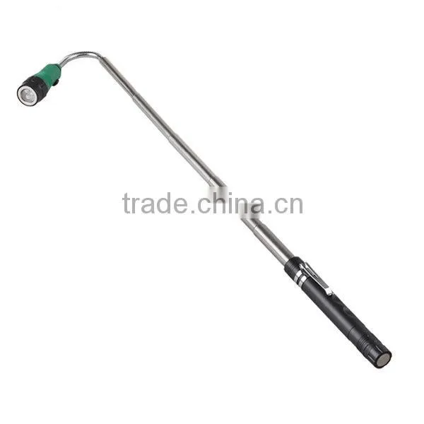Cheap 3 LEDs Light Plastic Telescopic Magnet Pick Up Tool