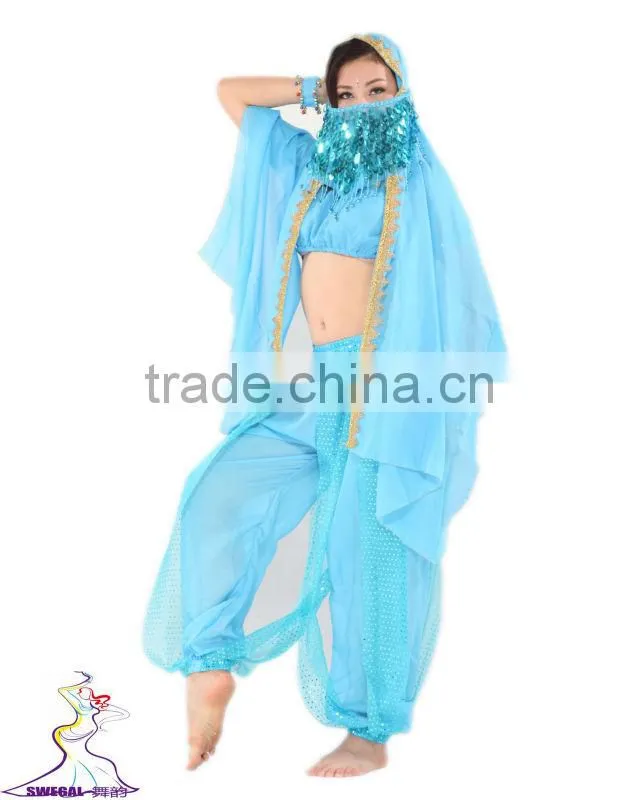 SWEGAL Indian dance wear Sexy belly dance cloth Fancy costume SGBDD13005