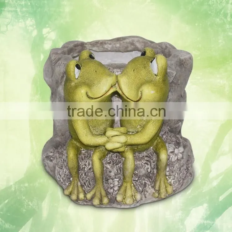 Customized Resin Animal Model Ornament Polyresin Garden Animal Statue Magnesium Oxide Resin Frog Decoration