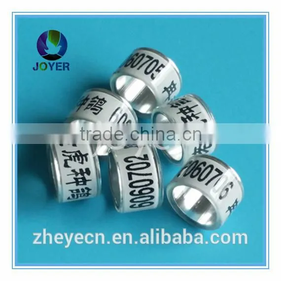 factory direct good quality and cheap price rings for birds personalized pigeon bands