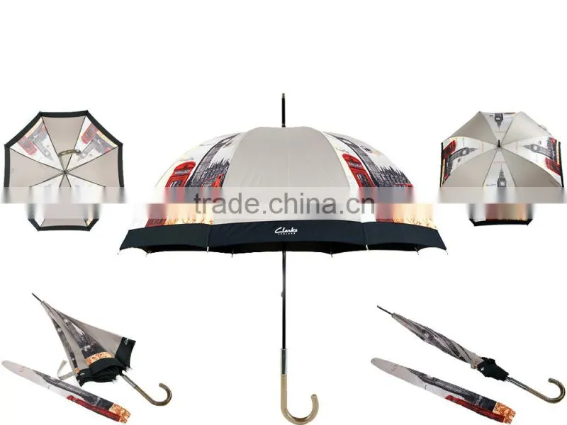 Shenzhen umbrella factory sell painting straight Umbrella/High Quality Advertising Umbrella