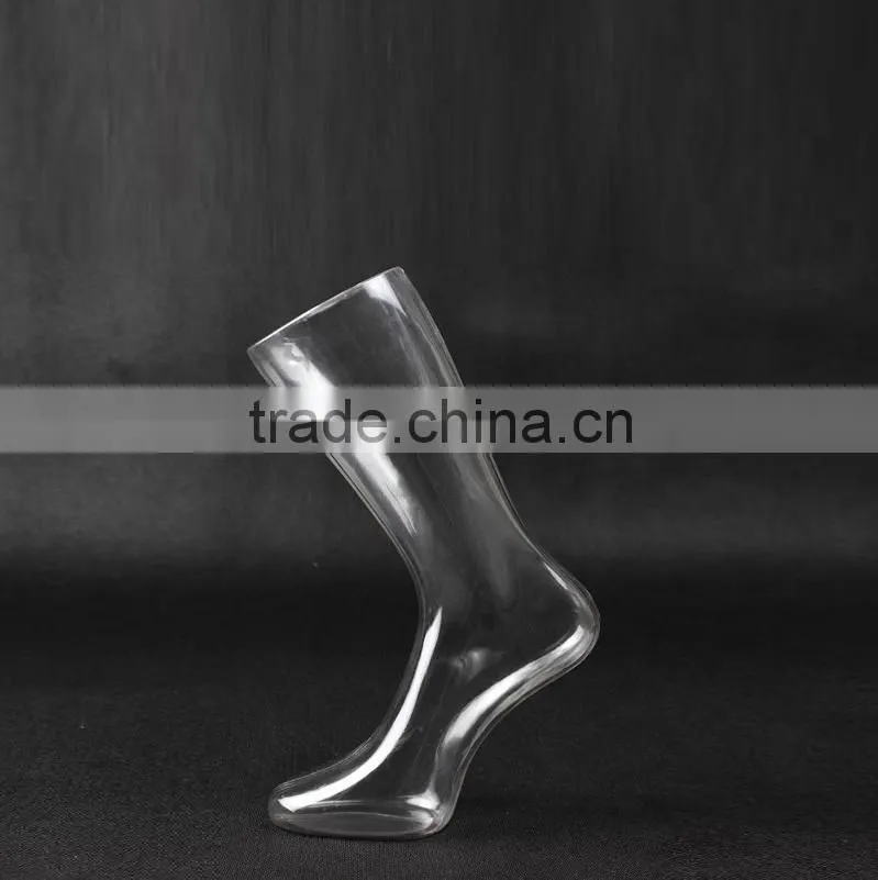 Top PC transparent leg plastic female leg mannequin