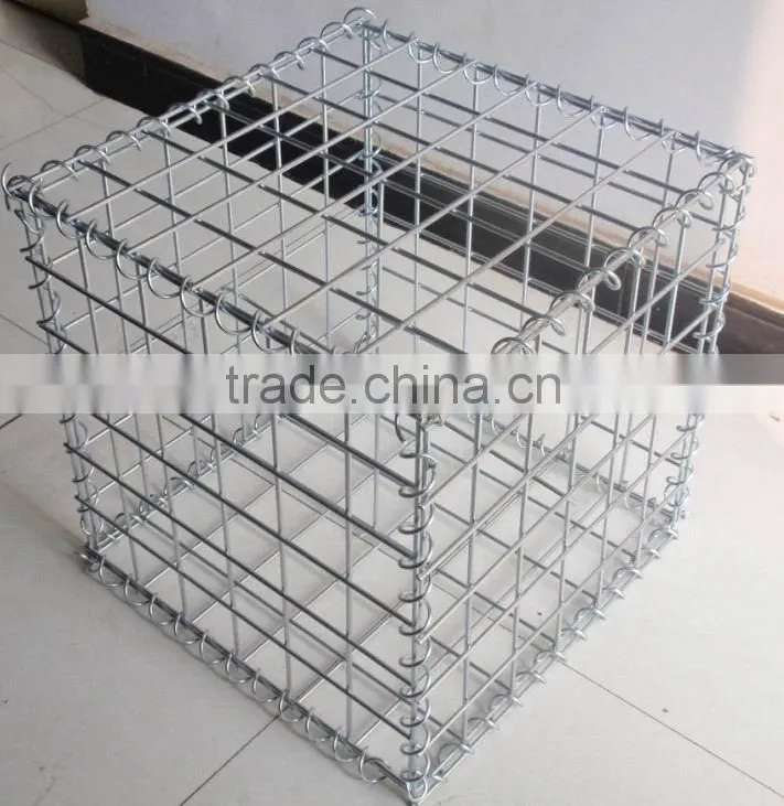 SQ-80*100mm galvanized gabion boxes(professional manufacture)