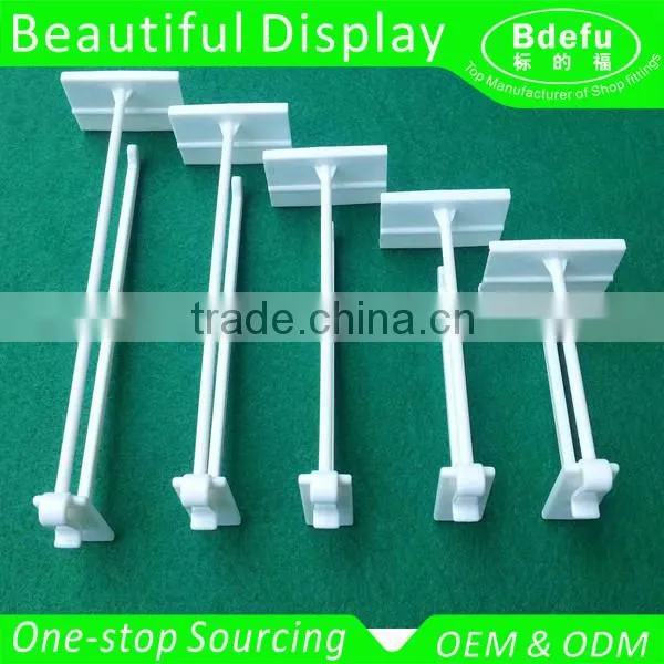 Plastic Hook with Price Label Holder