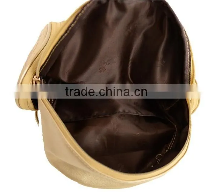 Owl Shape pu leather school backpack high class girls travel school bags