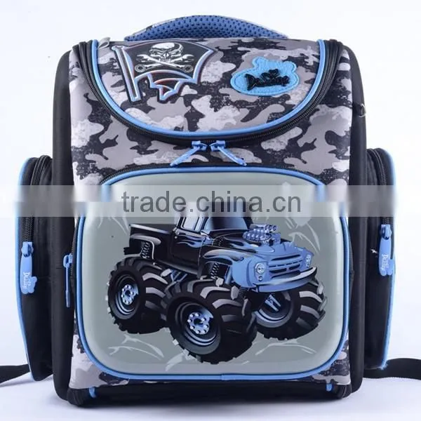 Football print boys school bags for kids school backpack